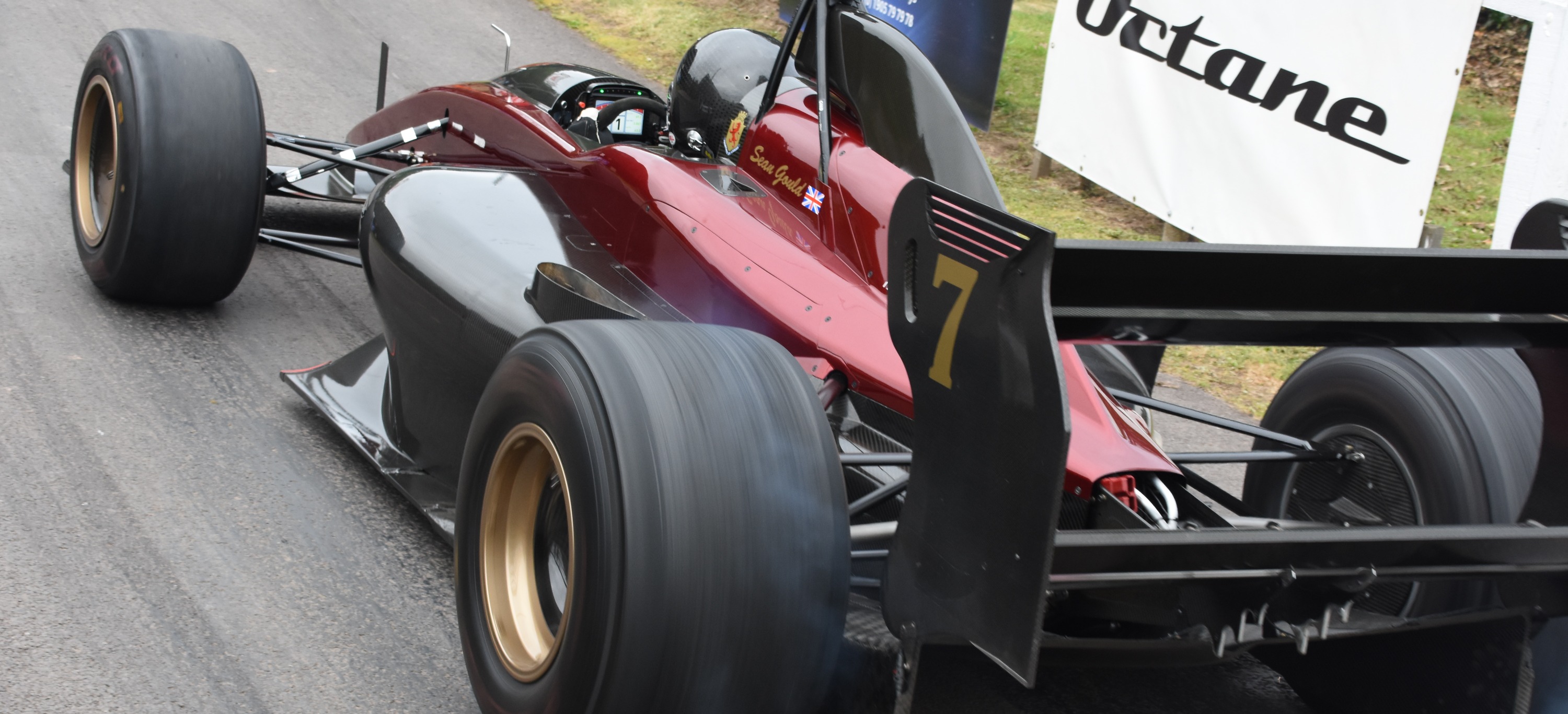 Gould hillclimb racing car
